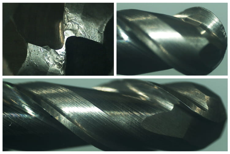 修理前の傷んだミリングバー